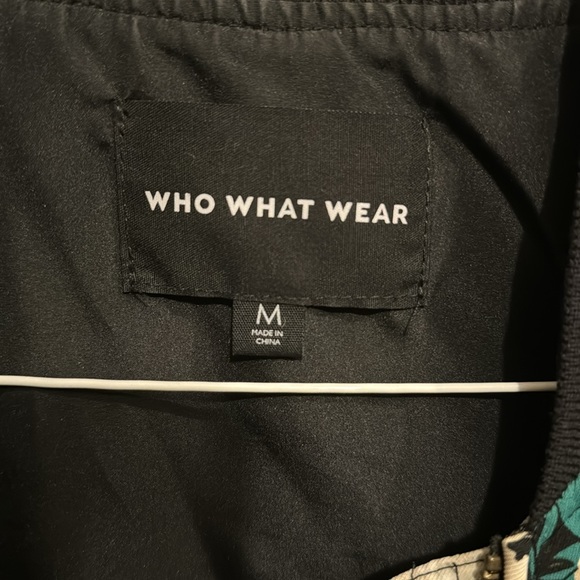Who What Wear Floral Bomber Jacket, size M - Picture 4 of 5